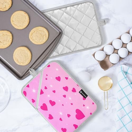 Preciosa Pink Heart Oven Mitt 2-Pack