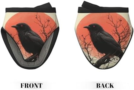 Vintage Halloween Raven Mini Silicone Oven Mitts
