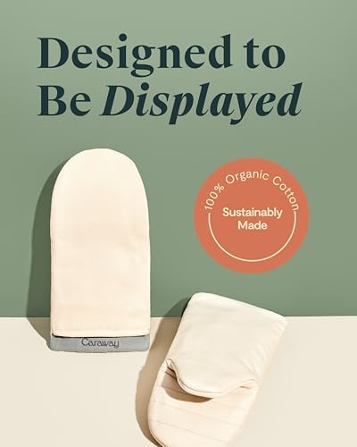 Warmth in Kitchen 100 Organic Cotton Double-Layer Oven Mitts