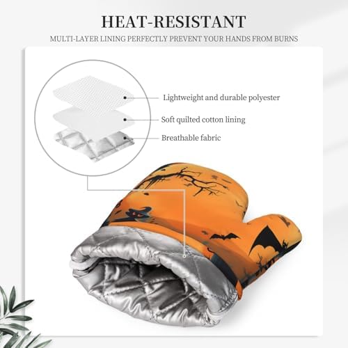 Oven Mitts and Pot Holders Set by ZHANLEI