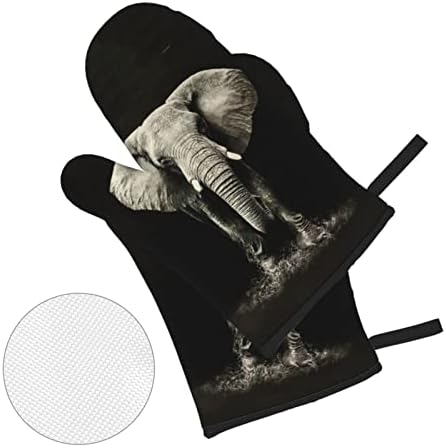 Oven Mitts Pot Holders Set Heat Resistant 4-Piece