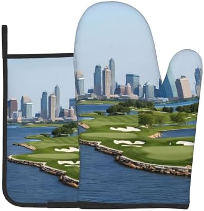 Premium Heat-Resistant Oven Mitt Set