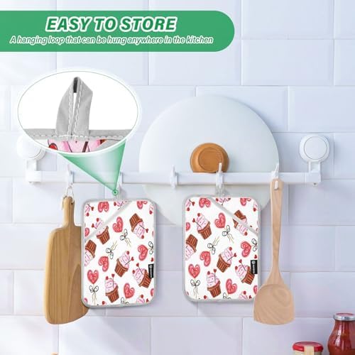 Heat-Resistant Potholders Oven Mitts for Daily Use