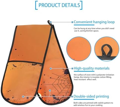 Halloween Spooky Double Oven Mitt