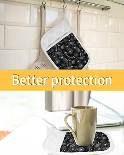 Halloween Pot Holders with Pocket for Kitchen