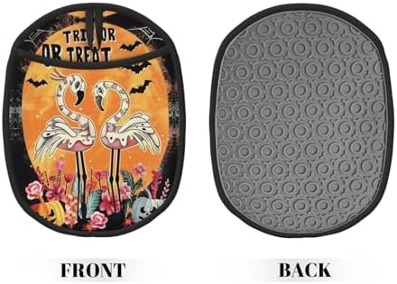 Halloween Flamingos Pot Holders for Kitchen - Heat-Resistant