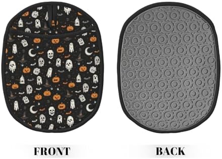 Cute Animated Halloween Potholders for Kitchen - Heat Resistant Oven Mitts