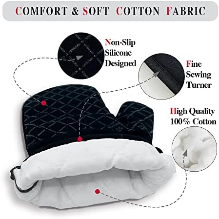 Two-Piece Oven Mitt Set for Cooking