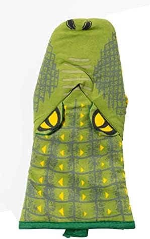 Artisan Owl Novelty 3D Alligator Oven Mitt Green