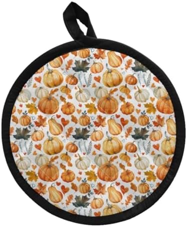 Pumpkin Pot Holder with Pockets Halloween