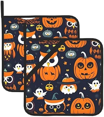 Halloween Owl Ghost Pumpkins