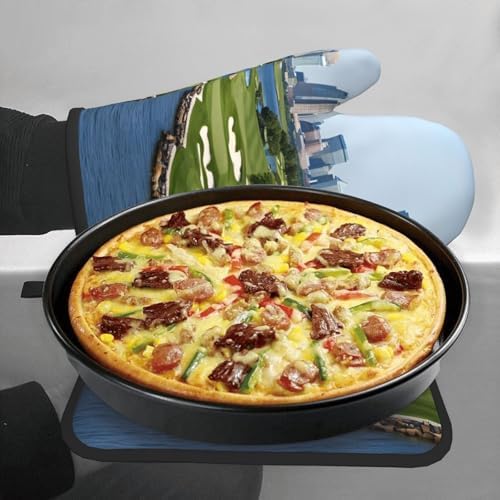 Premium Heat-Resistant Oven Mitt Set
