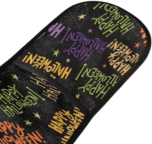 ZZXXB Happy Halloween Heat-Resistant Oven Mitts for Kitchen Use