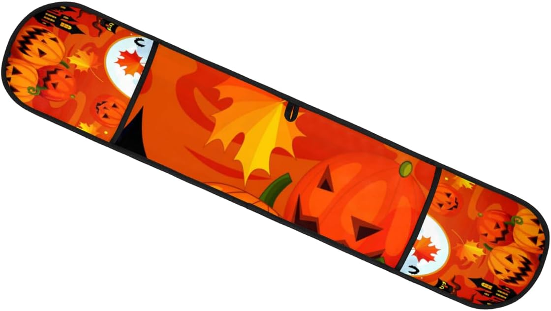 Halloween Double Oven Mitts PTFE-coated Heat Resistant with Hanging Loop Design