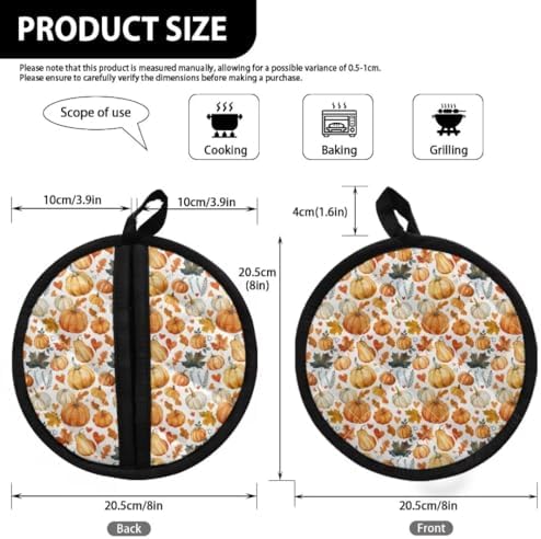 Pumpkin Pot Holder with Pockets Halloween