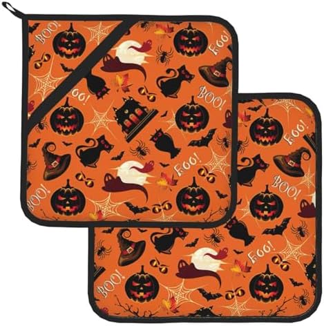 Halloween Heat-Resistant Microwave Gloves Safe for the Kitchen