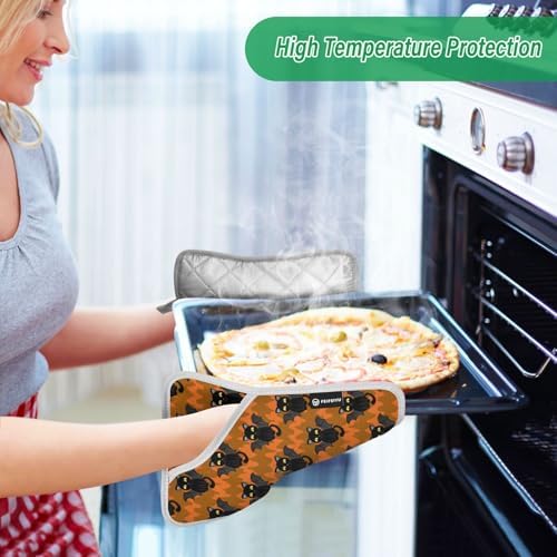 Pumpkin Batcheloring Pot Holder Set
