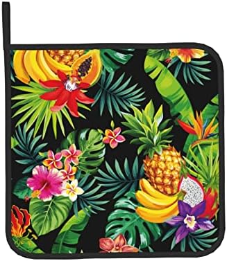 Aoojanu Tropical Fruit Oven Mitts Pot Holders 2 Set