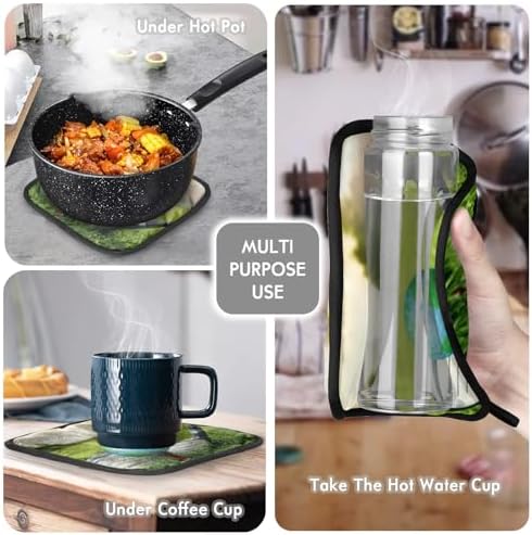 Golf Sports Theme Pot Holders and Oven Mitts Set