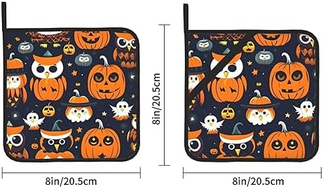 Halloween Owl Ghost Pumpkins