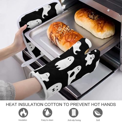 Halloween Horror Prop Safe Cooking Gloves Pot Holders Set