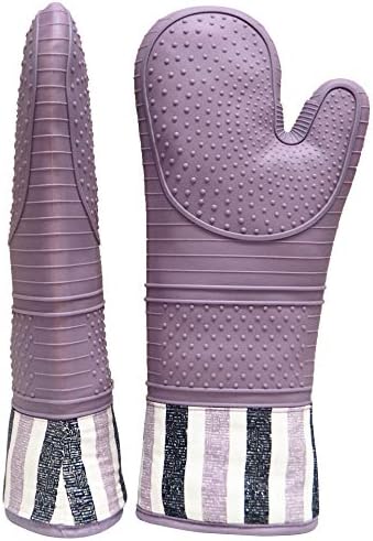 Heat-Resistant Oven Mitt Pair