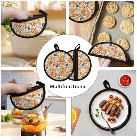 Pumpkin Pot Holder with Pockets Halloween