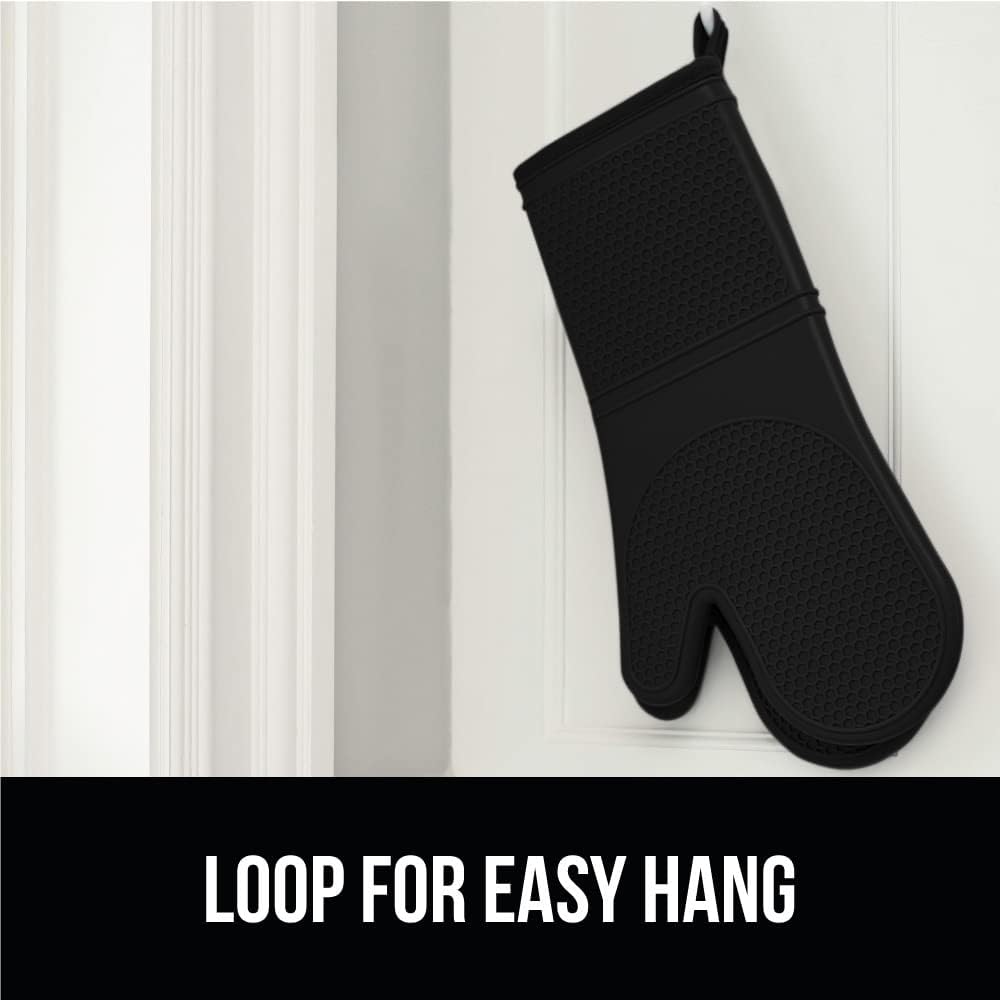 Heat-Resistant Silicone Oven Mitt Set