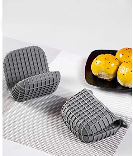 Premium Silicone Oven Mitts - Heat-Resistant Anti-Scald Pairs