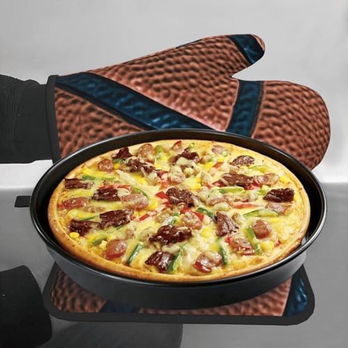 Basketball-Powered Oven Mitts Pot Holders Set