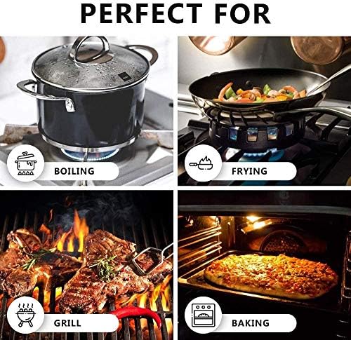 Double Set Heat-Resistant Oven Mitts for Safe Cooking