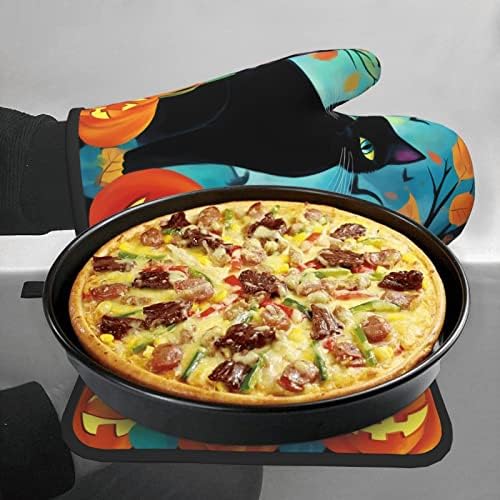 Mantaiyuan Black Cat Halloween Oven Mitt The Ghost That Stays Warm