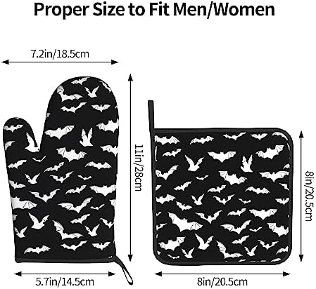 Oven Mitt Pot Holder Set for BBQ Cooking