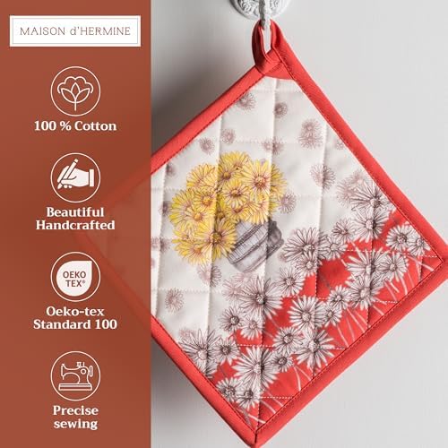 Maison d Hermine 8x8 Quilted Cotton Potholder