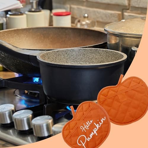 Hello Pumpkin Pot Holders