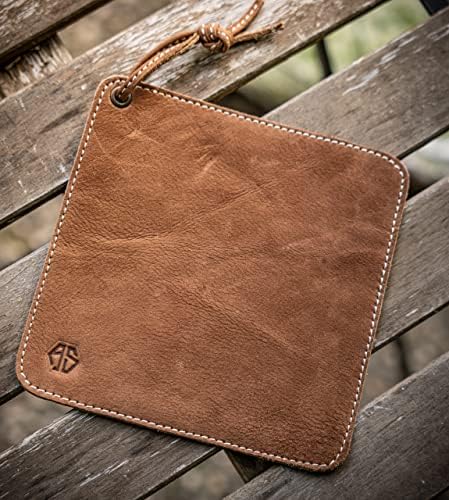 Angus Stoke Buffallo Leather Potholders