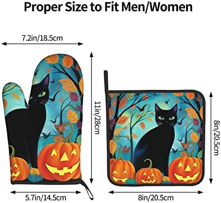 Mantaiyuan Black Cat Halloween Oven Mitt The Ghost That Stays Warm