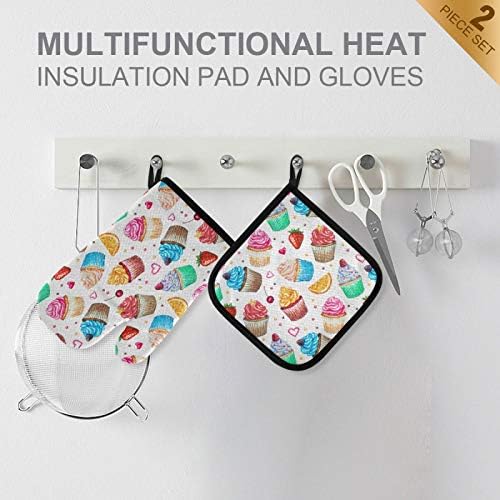 Aflyko Heat Resistant Oven Mitt Potholder Set