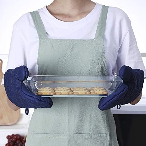 Anyi Oven Mitts Heat-Resistant Heat Protection for Kitchen Grilling Baking