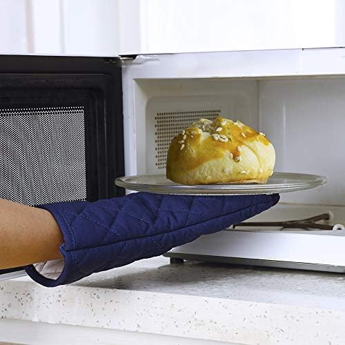 Anyi Oven Mitts Heat-Resistant Heat Protection for Kitchen Grilling Baking