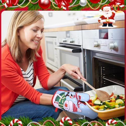 holiday oven mitts
