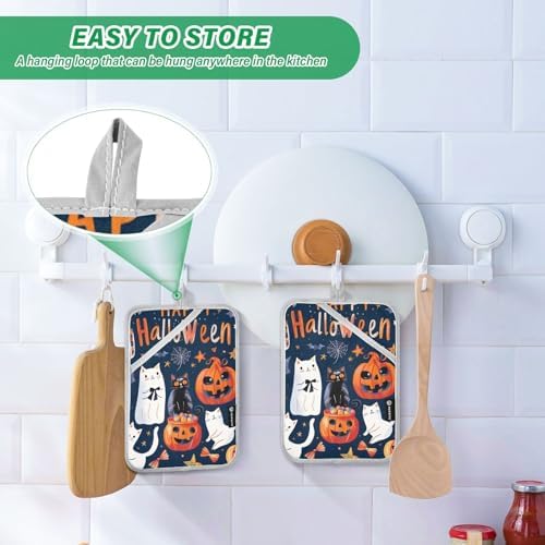 GAI enlarged Halloween Themed Oven Pot Holders Set of 2