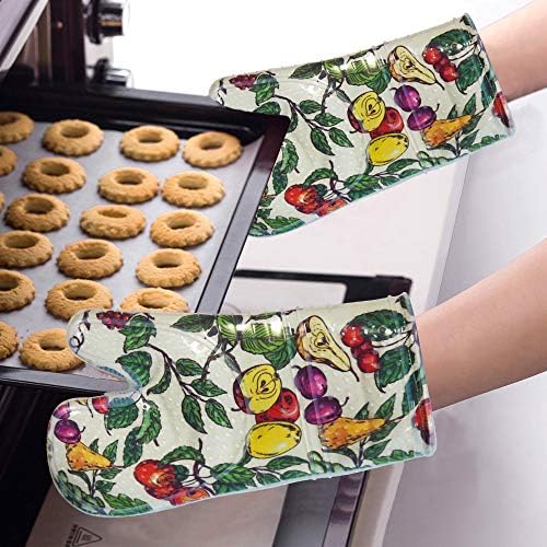 3-Piece Heat-Resistant Silicone Oven Mitts