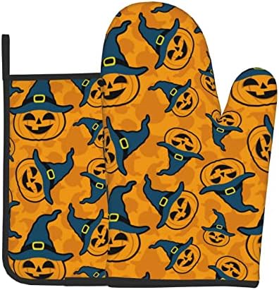 Halloween Heat-Resistant pumpkin Pot Holders Oven Mitts