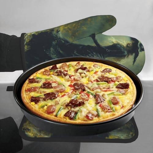 Halloween Witch Thermal Pot Holder Set Cozy Heat-Resistant