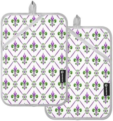 Fleur De Lis 2-Pack Pot Holder Set
