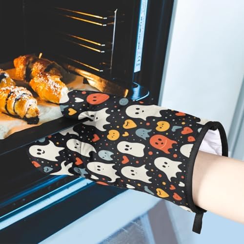Halloween Party Ghost Oven Mitts