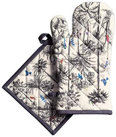 Maison dHermine Oven Mitt Hot Pad Combo