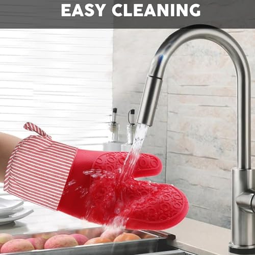 Mijo Tex Heat-Resistant Silicone Oven Mitts