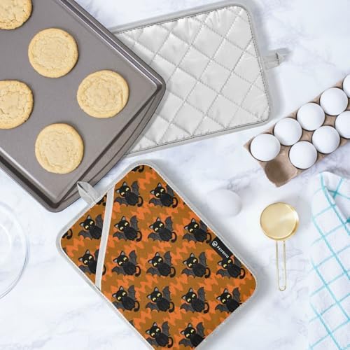 Pumpkin Batcheloring Pot Holder Set
